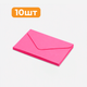 Конверты 6 формата Craft Purple - крафтовые бумажные для приглашений, записок, визиток, скрапбукинга — 10 шт. - изображение 1