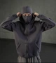 Худі чоловіче з балаклавою тринитка на флісі Графіт 46-48 - зображення 3