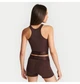 Спортивный топ женский Nike Pro Dri-Fit Crop Tank Brown M Коричневый FQ7934-227 - изображение 2