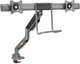 Настольный кронштейн для двух мониторов Kensington SmartFit Dual Monitor Arm K58272WW серый (K58272WW) - изображение 1