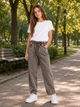 Джинси mom-fit на резинці (коричневі) Kiddo Коричневий розмір 170 (KIDDO-15D2A8D16A1A4807BA1676FADE39FD8D) - зображення 1