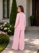 Комплект-тройка льняной Summer Kiddo розовый 134 см - изображение 2