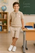 Поло в’язка для хлопчика на блискавці Kiddo Бежевий розмір 122 (KIDDO-FCAECE95065C4B62B0EF7F078203973A) - изображение 1
