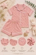 Пижама Sweet Dots Kiddo пудровый 122 см - изображение 3
