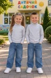 Дитячий гольф у рубчик Basic Kiddo Сірий розмір 116 (KIDDO-51DB5C5855F4425BAB9F12DE044A5EBB) - изображение 1