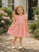 Платье муслиновое Sweet Bow Kiddo персиковый 98 см - изображение 1