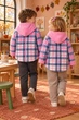 Кофта-рубашка флисовая Teddy Check на молнии Kiddo розовый 98 см - изображение 2