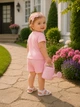 Комплект Happy Bunny Rib Kiddo розовый 80 см - изображение 2