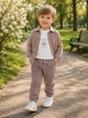 Костюм-тройка для мальчика «Vintage Club» Kiddo темный бежевый 92 см - изображение 1