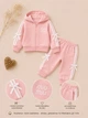 Костюм для девочки Miu Miu с бантиками Kiddo пудровый 80 см - изображение 3