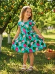 Платье Tropical Fruit Kiddo бирюзовый 110 см - изображение 1