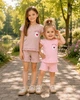 Костюм для девочки Kiddo пудровый 74 см - изображение 2