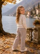 Костюм для девочки «Fall Bow» Kiddo Серо-бежевый 92 см - изображение 2