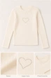 Лонгслив Crystal Heart Kiddo молочный 158 см - изображение 3