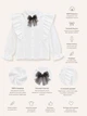 Блузка White Charm Kiddo Білий розмір 128 (KIDDO-F186E0F31B7448FBA8FE882E4F0B367D) - зображення 3