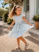 Платье Blossom Kiddo голубой 98 см - изображение 1