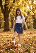 Юбка детская с декоративными люверсами Kiddo темный синий 128 см - изображение 1