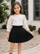 Юбка для девочки Starry Pleat Kiddo черный 122 см - изображение 1