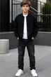 Бомбер «Urban Basic» Kiddo Чорний розмір 152 (KIDDO-CA72BC5343F44646ADB6E6CB21AD5B25) - изображение 1