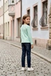 Кофта в рубчик с сердечками Kiddo 128 см - изображение 2