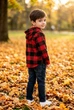 Сорочка тепла в клітинку з капюшоном для хлопчика Kiddo червоний 110 см - зображення 2