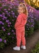 Костюм абрикосовый : худи + штаны Kiddo абрикосовый 104 см - изображение 3