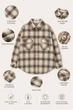 Сорочка тепла Casual Check Kiddo коричневий 158 см - зображення 3