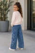 Комплект-двойка для девочки Denim Star Kiddo персиковый 98 см - изображение 2