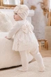 Комплект для младенца «Little Lace» Kiddo бежевый 56 см - изображение 2