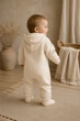 Комбинезон вязаный Little Cozy Kiddo бежевый 68 см - изображение 2
