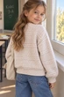 Бомбер для девочки Soft Rabbit Kiddo бежевый 128 см - изображение 2