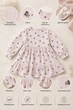Платье из микровельвета Little Rose Kiddo розовый 92 см - изображение 3