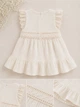 Платье муслиновое Emilia Kiddo молочный 80 см - изображение 4