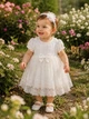 Сукня для дівчинки «Angel» з пов’язкою Kiddo білий 68 см - зображення 1