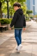 Куртка-бомбер Urban Sport Kiddo зелений 170 см - зображення 2