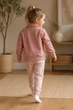 Костюм-трійка для дівчинки Teddy Stars Kiddo пудровий 98 см - зображення 2