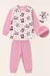 Пижама детская Pink Story Kiddo Медвежата 128 см - изображение 1