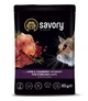 Влажный корм для стерилизованных кошек Savory 85г со вкусом ягненка и клюквы - изображение 1