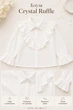Блуза для дівчинки Crystal Ruffle Kiddo Білий розмір 134 (KIDDO-E11FD514DDB24D32BCF254857B3E6C62) - зображення 3