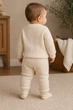 Костюм дитячий в’язаний Cozy Mini Kiddo світлий бежевий 80 см - зображення 2