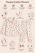 Піжама для дівчинки Cotton Flowers Kiddo Пудра розмір 92 (KIDDO-8E9CA22D7F7A4D259BF0C658DADBC379) - зображення 4