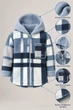 Кофта-рубашка флисовая Teddy Check на молнии Kiddo голубой 92 см - изображение 3