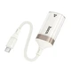 Кабель-перехідник HOCO UA41 UA41B Crystal Type-C ethernet adapter(100 mbps) apricot - зображення 4