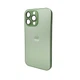Чохол для смартфона AG Glass Matt Frame Color Logo for Apple iPhone 15 Pro Max Light Green - изображение 1