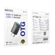 Адаптер BOROFONE BV26C Type-C male to USB female USB3.0 adapter Black - изображение 2