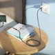 Кабель подовжувач HOCO U107 Type-C Male to Type-C Female USB2.0 extension cable(L=1.2m) Black - зображення 6