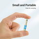 Аудіо перехідник Vention 6.35mm Male to RCA Female Audio Adapter Blue Aluminum Alloy Type (VDD-C03) - зображення 7