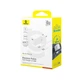 Мережевий зарядний пристрій з кабелем Baseus Palm Fast Charger 1C 30W EU Moon White(With:Baseus Mini White Cable C to C - зображення 2