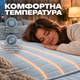 Електропростирадло Termosoft тепле простирадло з підігрівом Kayfovo 120*160 полуторка байка Сірий - зображення 2