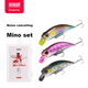 Искусственная приманка Guowangluya Lure Sinking Minnow Bionic для пресноводного окуня и большеротого окуня, набор Bright Minnow 7 г. - зображення 4